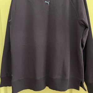 Puma purple lightweight sweatshirt. Never worn